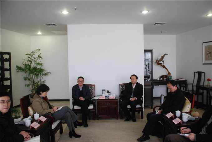 省商務廳副廳長朱益民調(diào)研愛濤文化