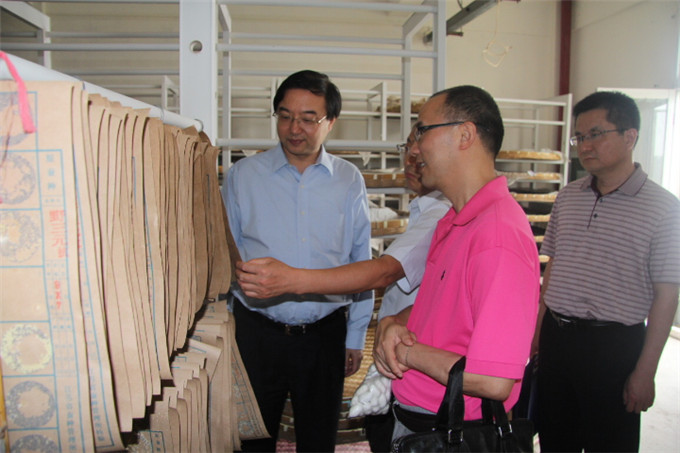 周勇到蘇豪蠶種公司等企業開展“三嚴三實”專題調研