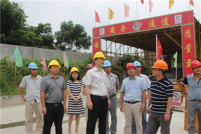 建設集團對溧水、江寧項目進行安全生產大檢查