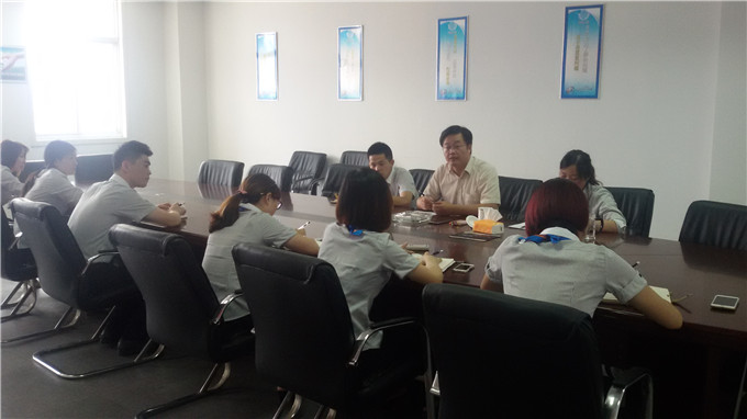 天泓集團領導班子赴各子公司開展“三嚴三實”專題調研