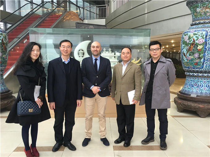 意大利弗朗西斯科?薩尼建筑與設計事務所創始人到訪愛濤文化集團