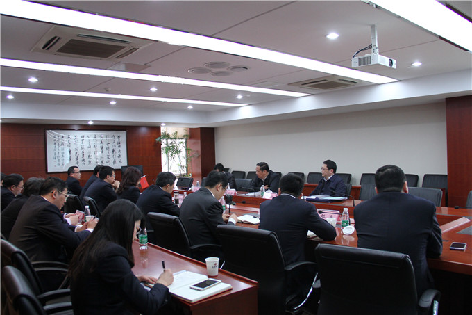 王正喜董事長到蘇豪股份、弘業期貨、蘇豪建設、天泓汽車調研