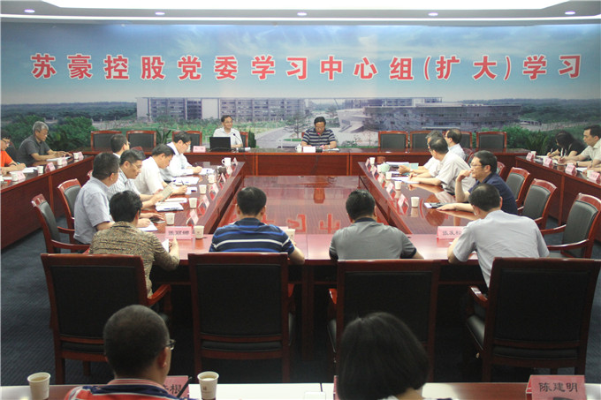 集團(tuán)召開黨委中心組（擴(kuò)大）學(xué)習(xí)暨“十三五”發(fā)展戰(zhàn)略規(guī)劃專題輔導(dǎo)會(huì)