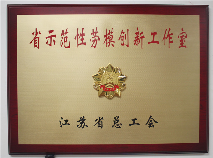 蘇豪股份賈仲偉同志被授予“省示范性勞模工作室”榮譽