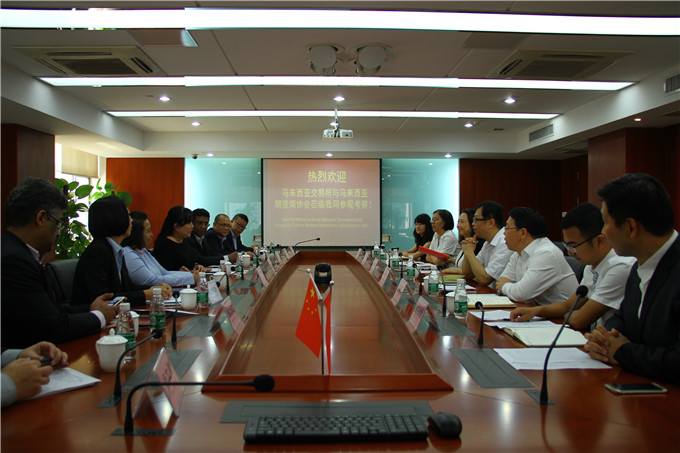 馬來西亞期貨代表團(tuán)到訪弘業(yè)期貨