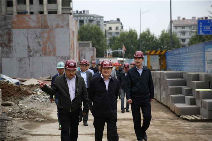 周謙副總裁督查建設集團寧鎮(zhèn)區(qū)域工作
