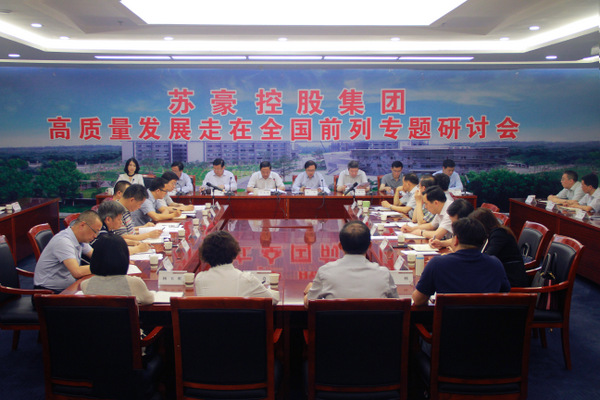 集團召開高質量發展走在全國前列專題研討會