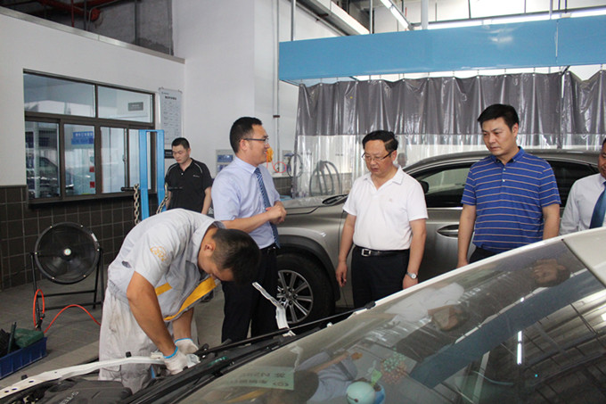 王正喜董事長赴天泓集團宿遷汽車園區調研